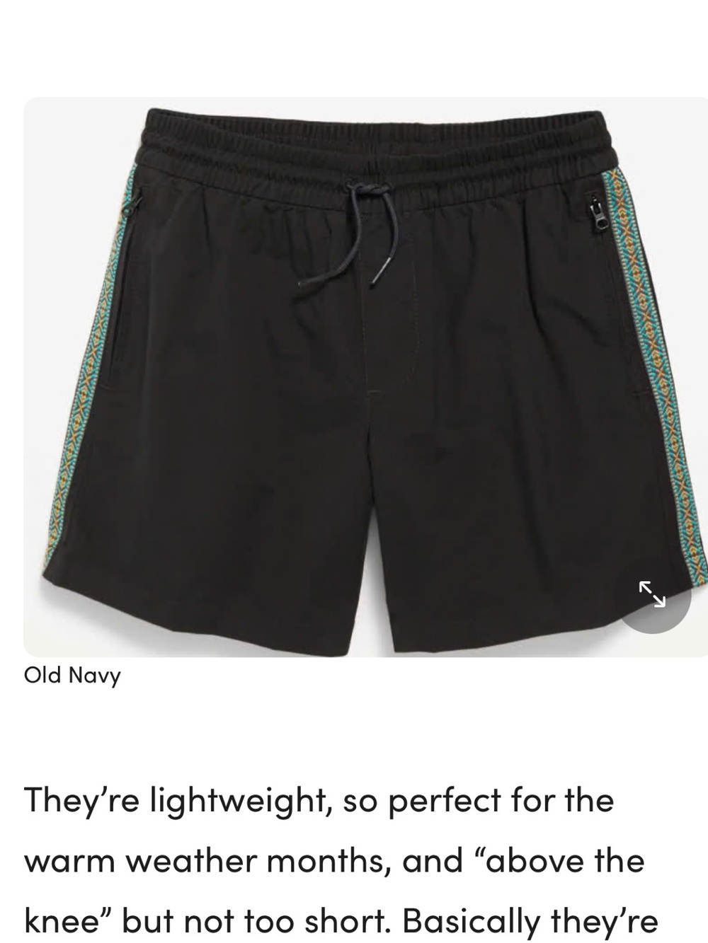 Boys Old Navy pair Above Knee Tech Zip Pocket Shorts & Khaki cargo shorts - Picture 7 of 7